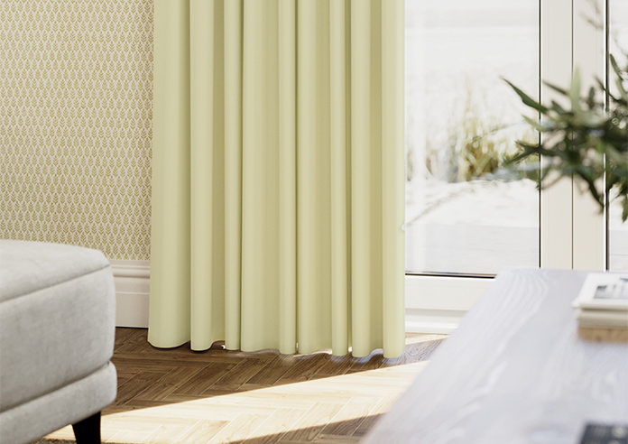 Kyoto Faux Silk, Cream - Made to Measure Curtains - Image 5